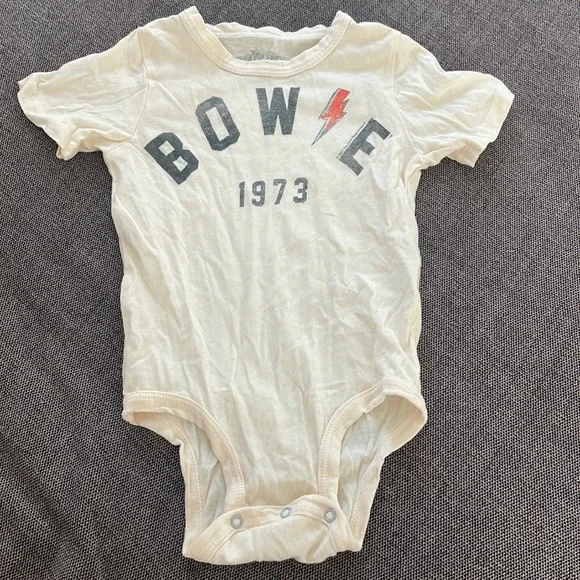 Rowdy Sprout One Pieces David Bowie Onesie By Rowdy Sprout